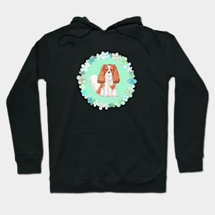 Cavalier King Charles Spaniel - Green Blenheim Garland Hoodie